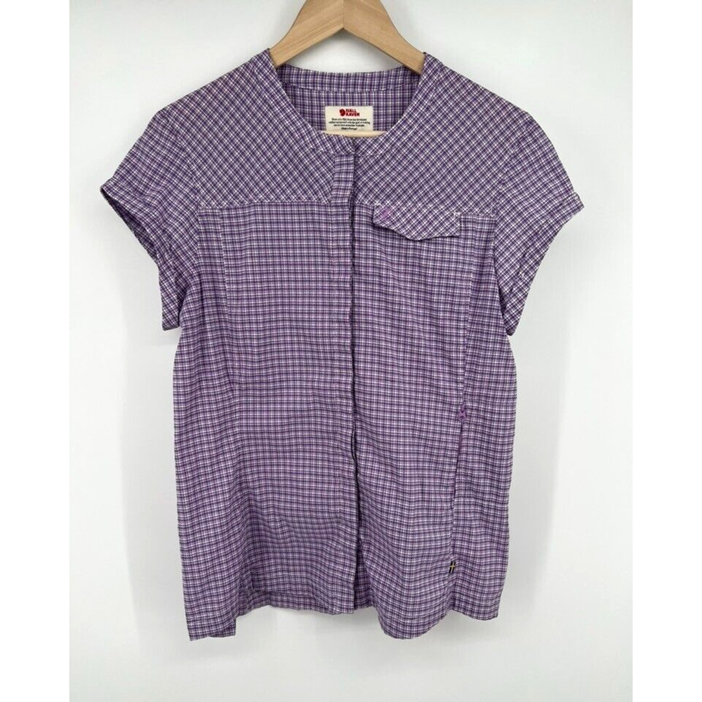Purple Plaid Abisko Stretch Shirt Women's Outdoors